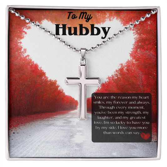 My Hubby~ Stainless Cross Necklace