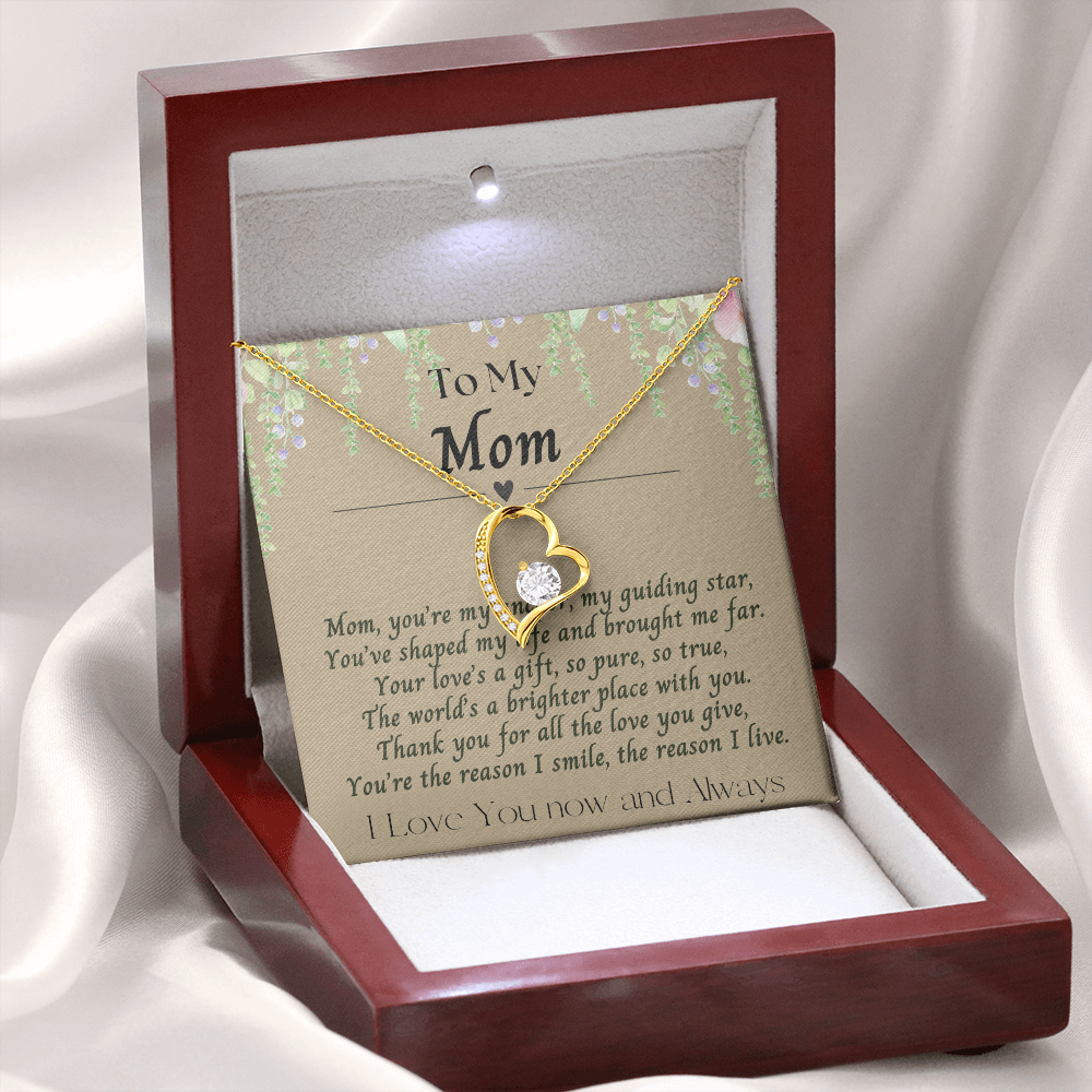 To My Mom Forever Love Necklace