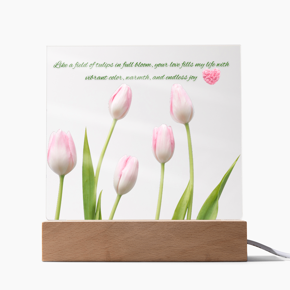 Tulips Acrylic Plaque