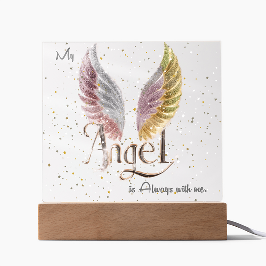 My Angel Acrylic Square Plaque