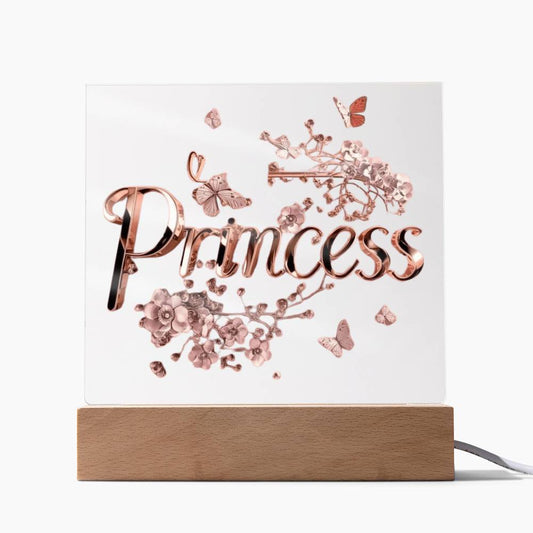 Princess Acylic Plaque Square