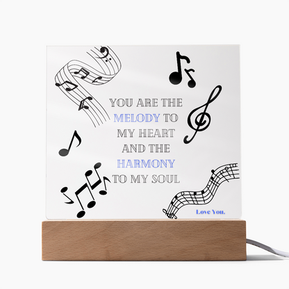 Music Notes~ Acrylic Plaque