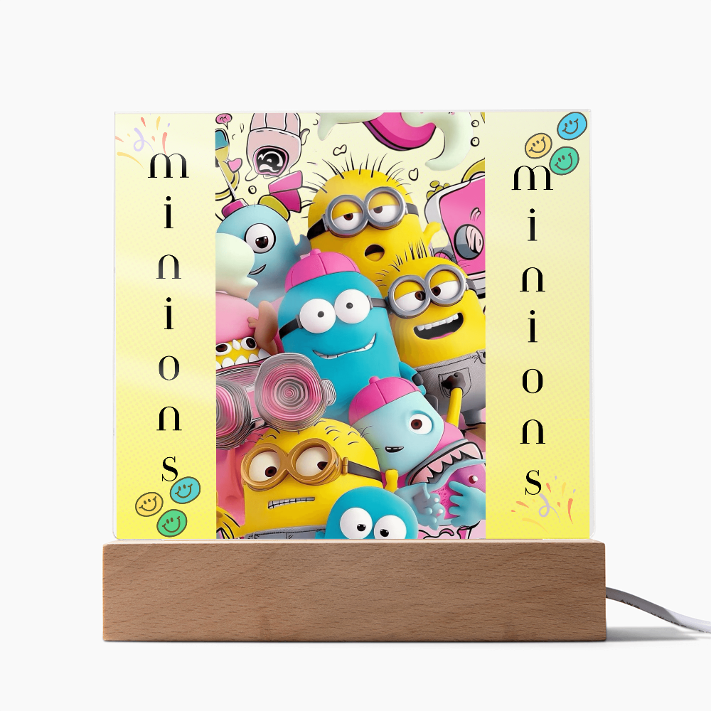 Minions Acrylic Square Plaque