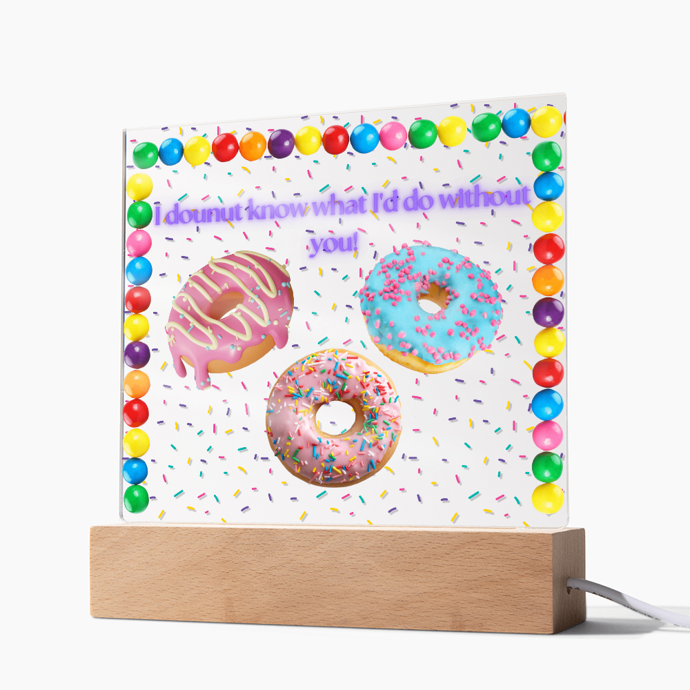 Sweet Treat Acrylic Square Plaque