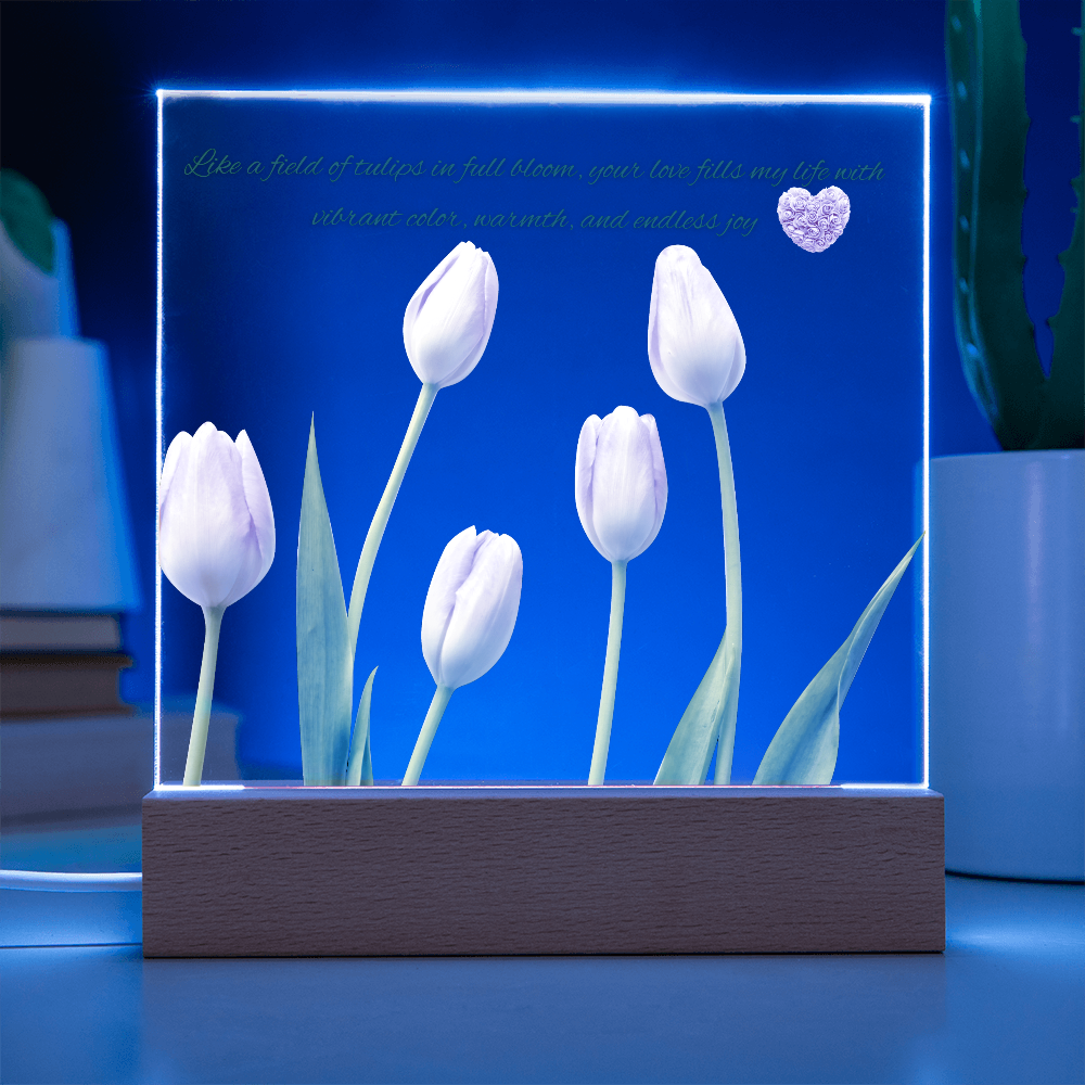 Tulips Acrylic Plaque