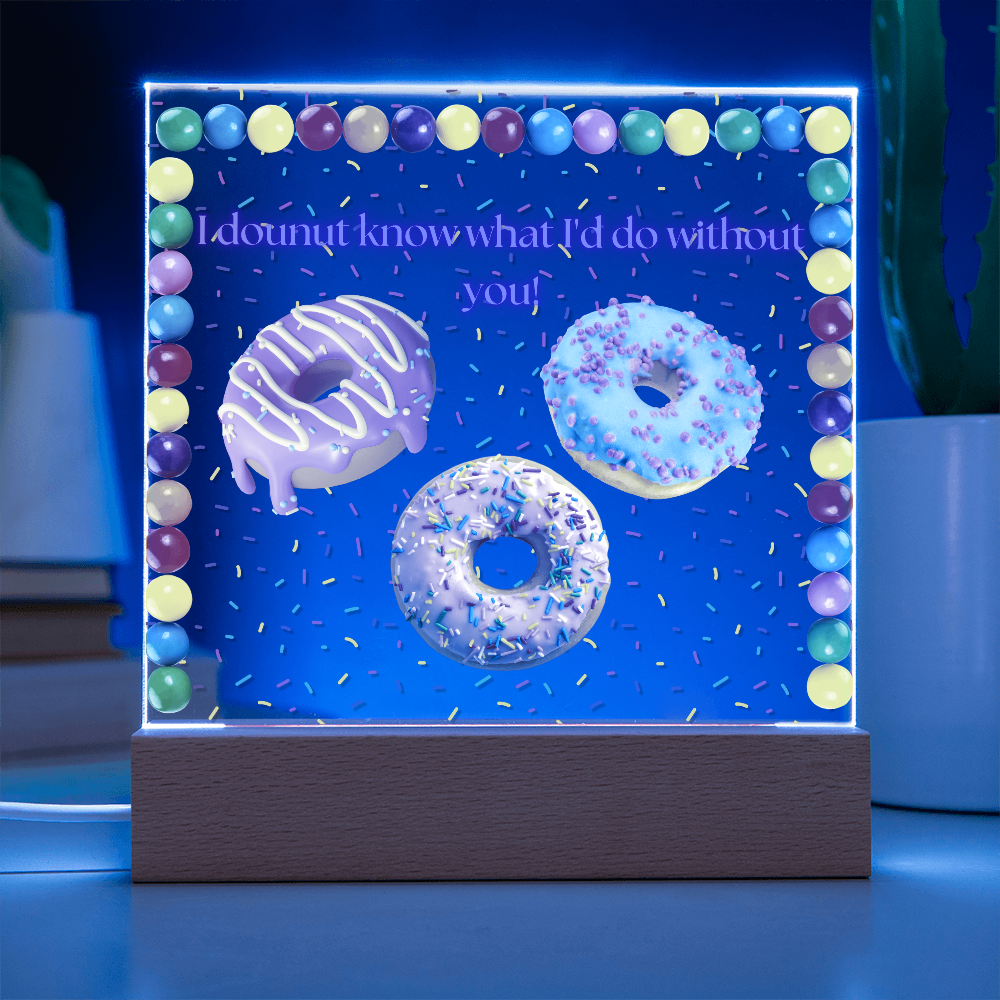 Sweet Treat Acrylic Square Plaque