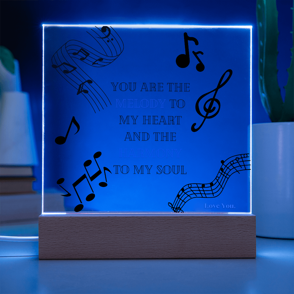 Music Notes~ Acrylic Plaque