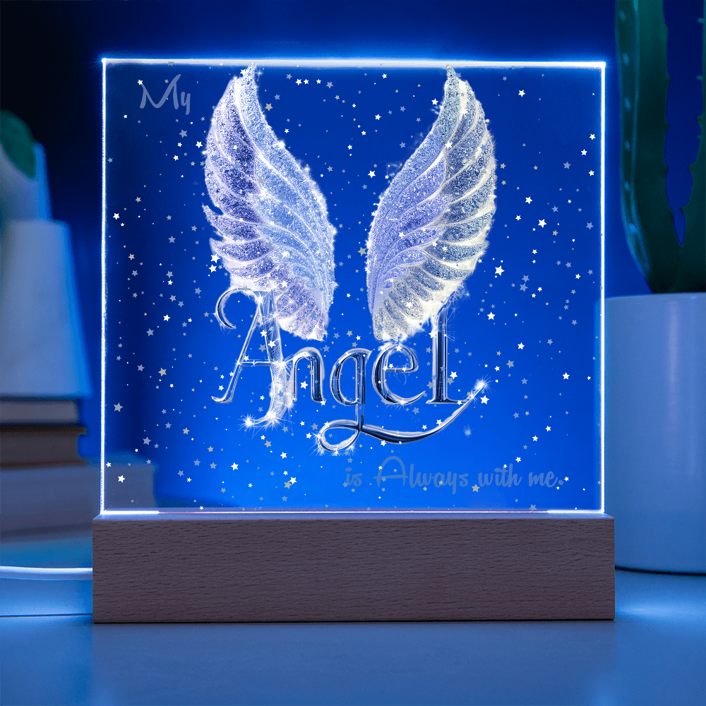 My Angel Acrylic Square Plaque