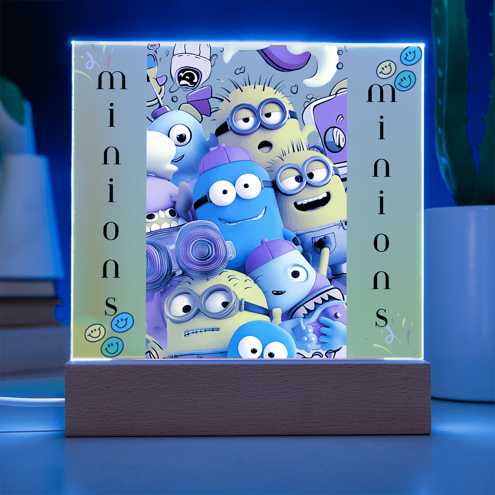 Minions Acrylic Square Plaque