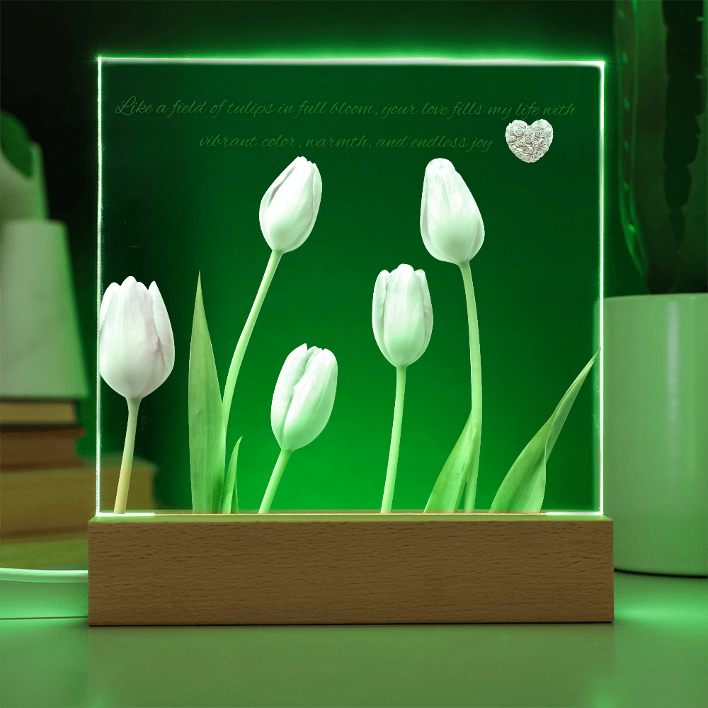 Tulips Acrylic Plaque