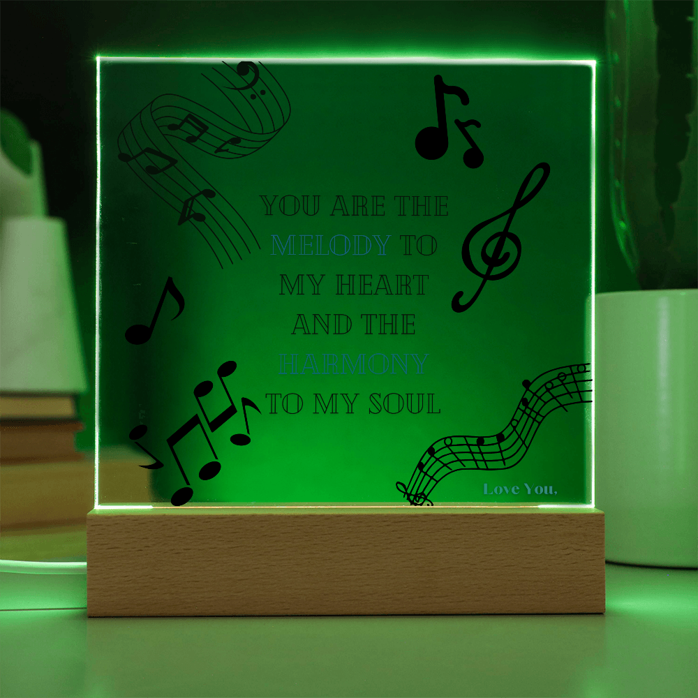 Music Notes~ Acrylic Plaque