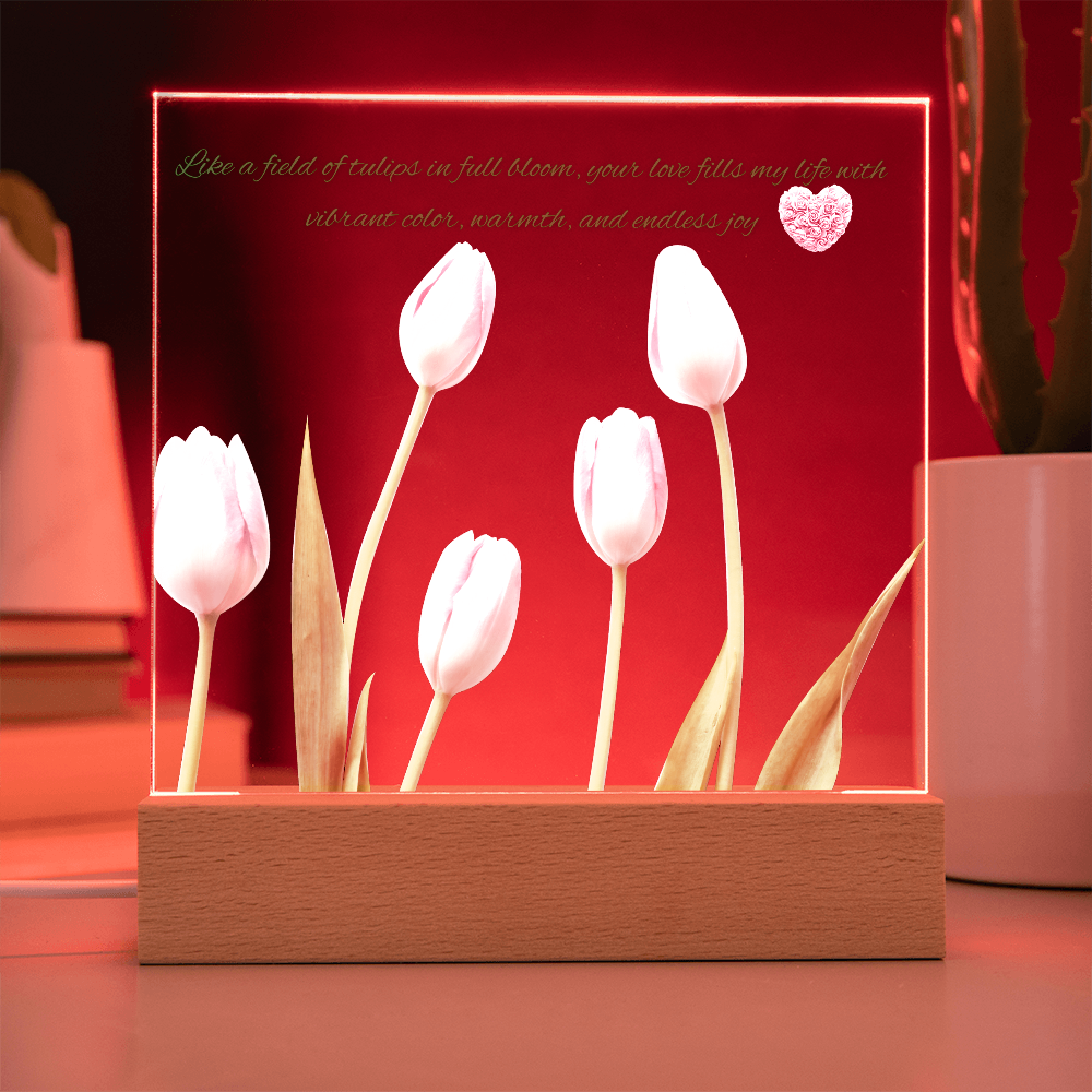 Tulips Acrylic Plaque