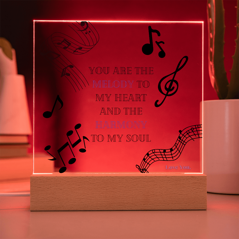 Music Notes~ Acrylic Plaque