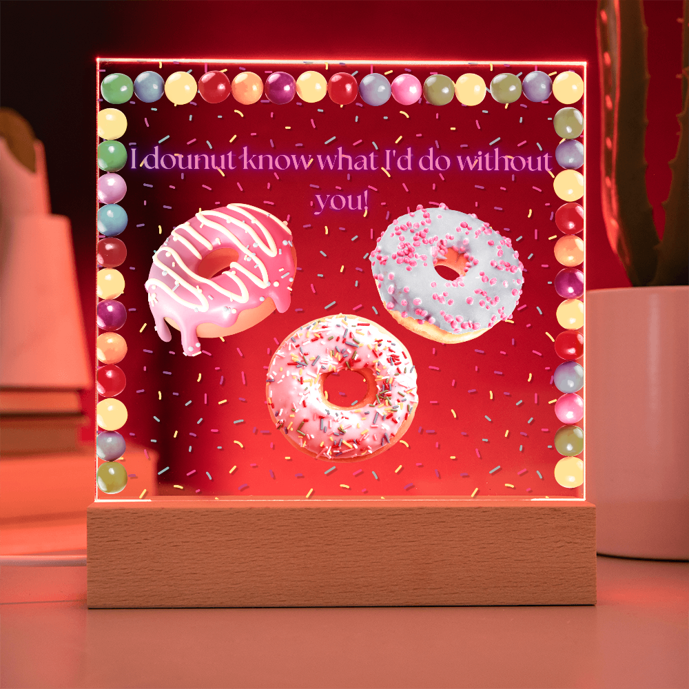 Sweet Treat Acrylic Square Plaque