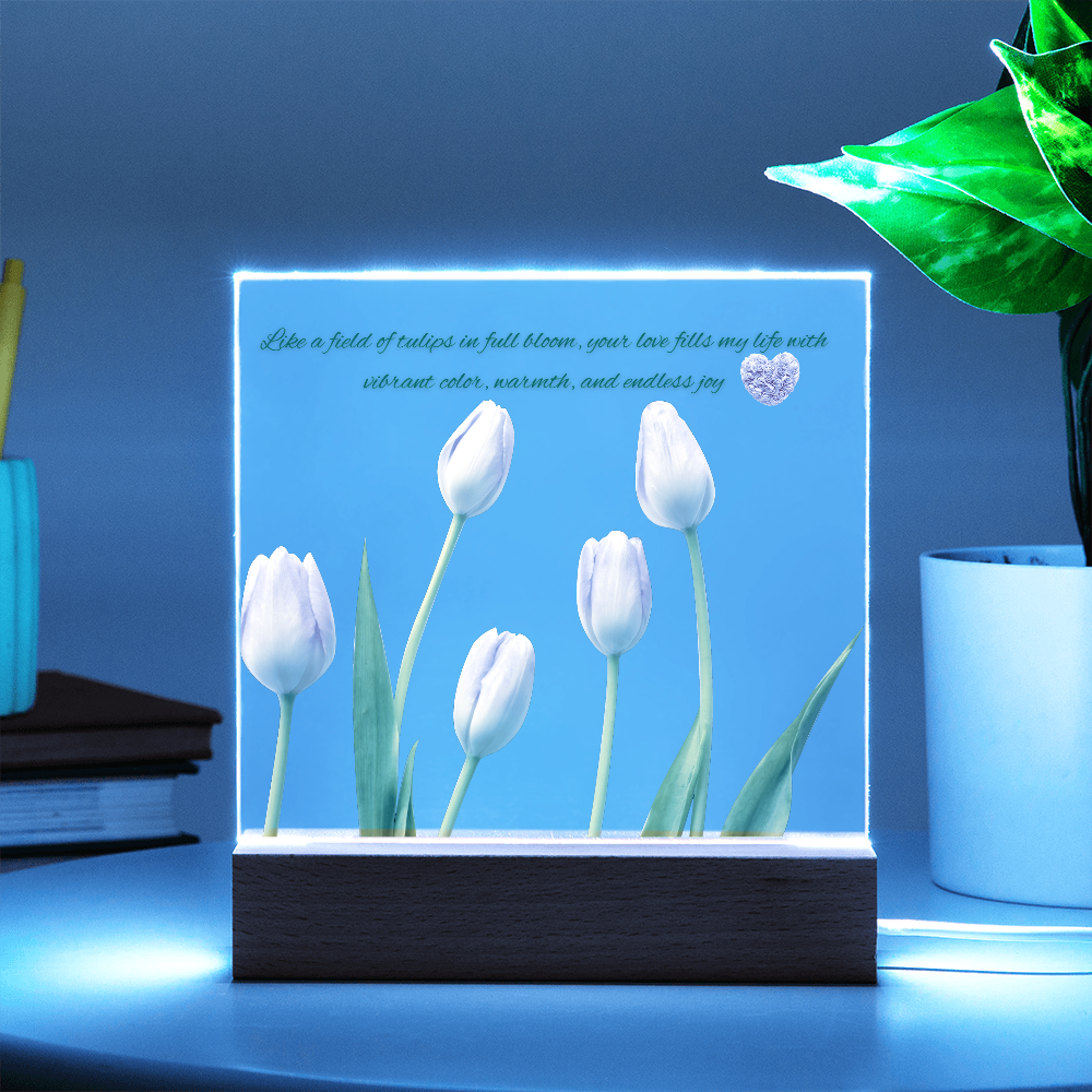 Tulips Acrylic Plaque