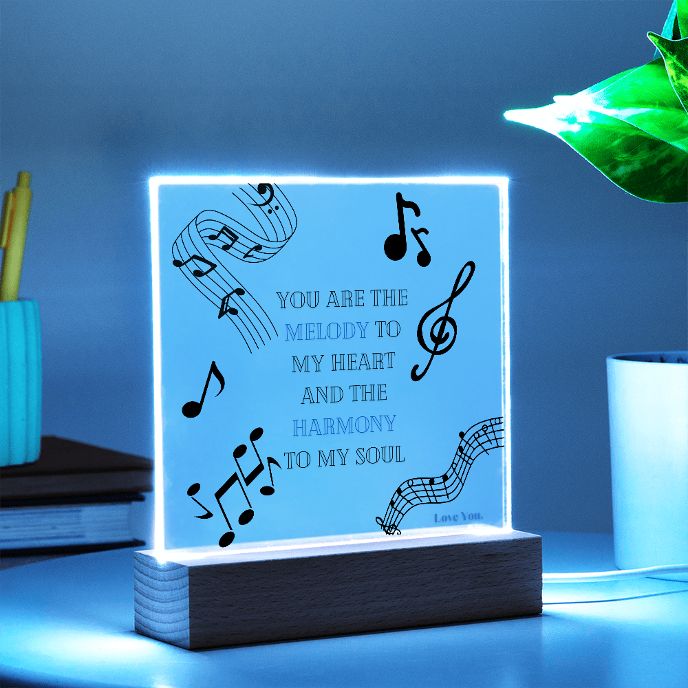 Music Notes~ Acrylic Plaque