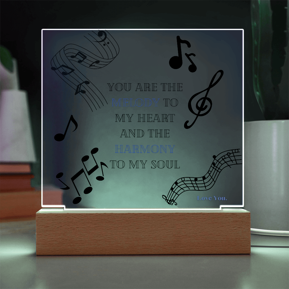 Music Notes~ Acrylic Plaque