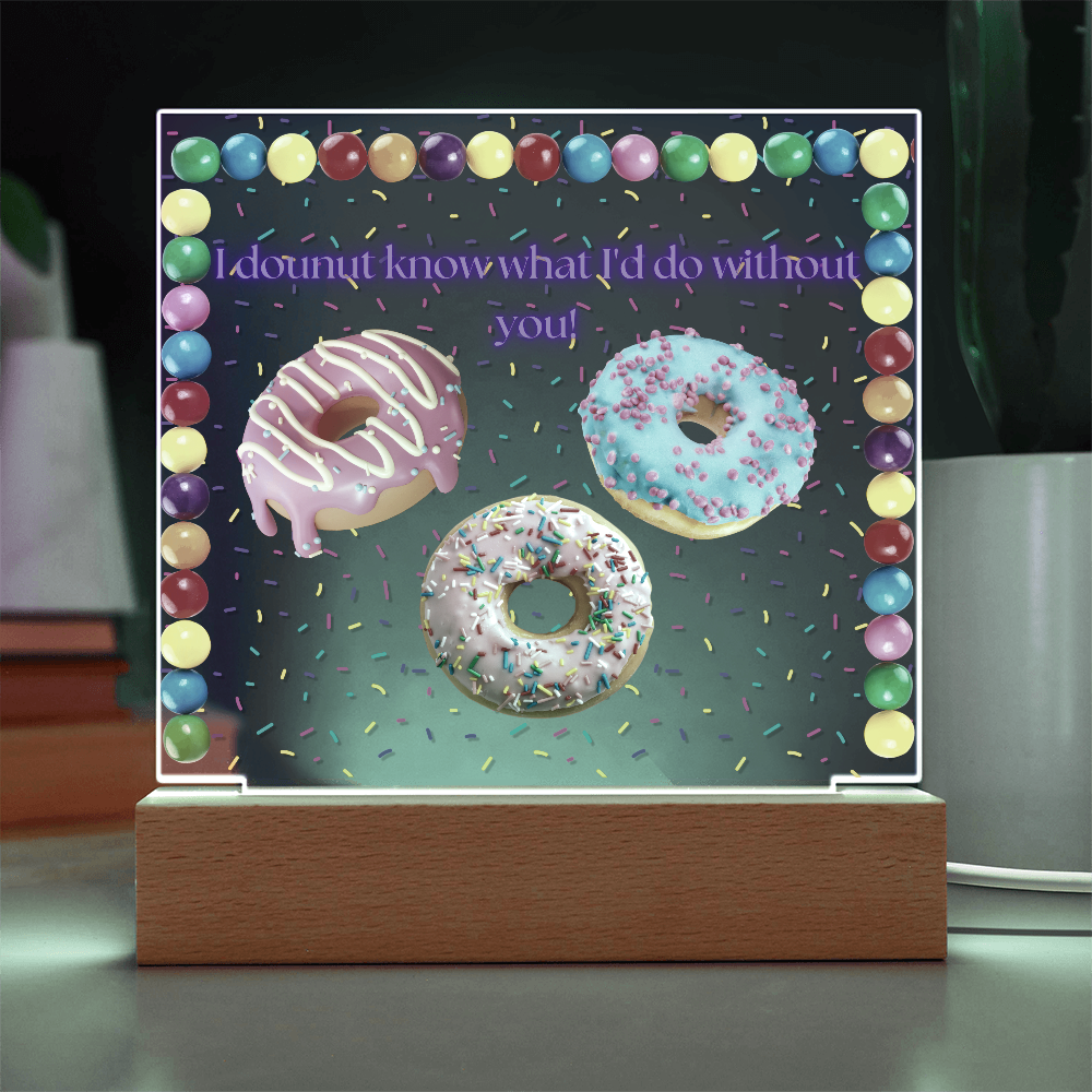 Sweet Treat Acrylic Square Plaque