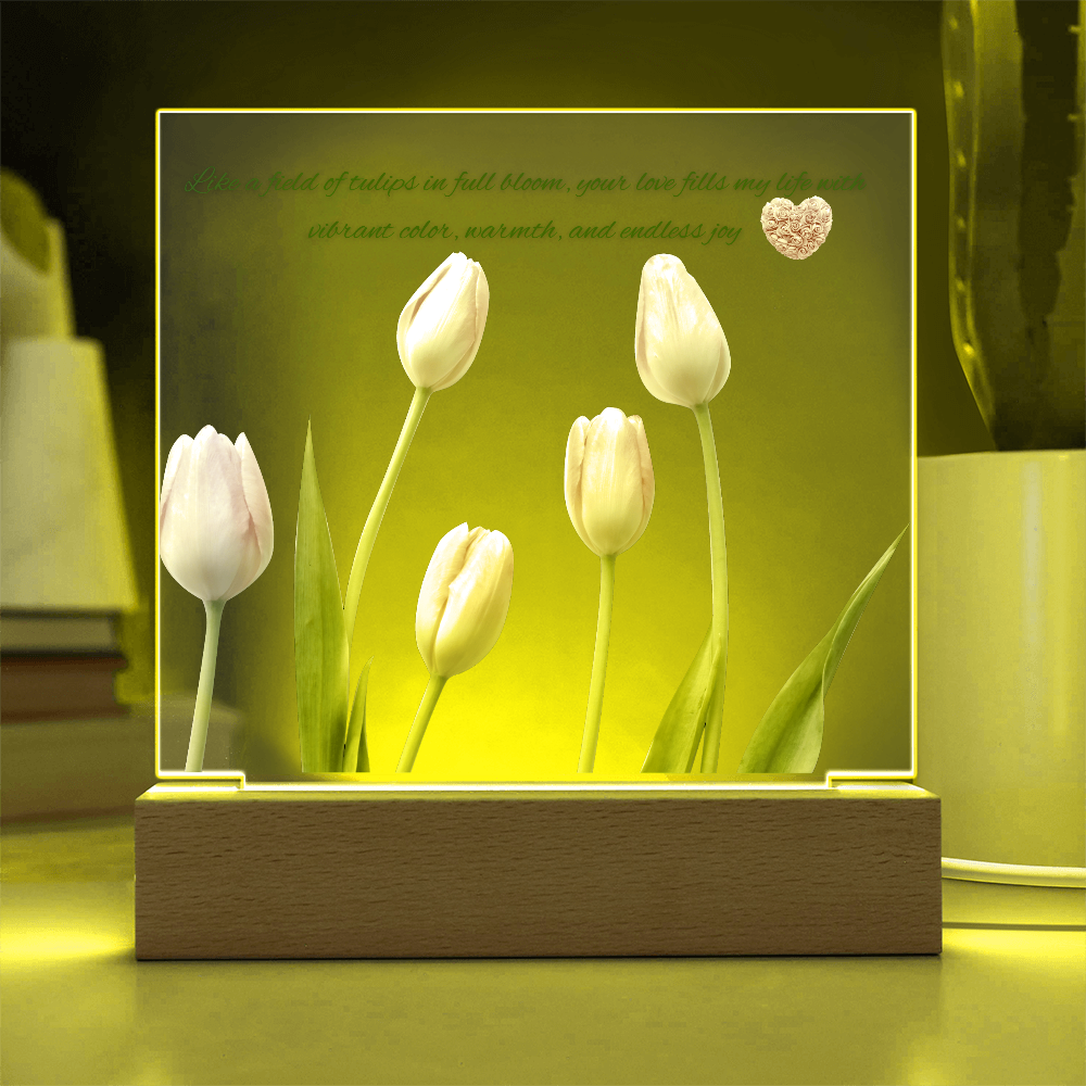 Tulips Acrylic Plaque