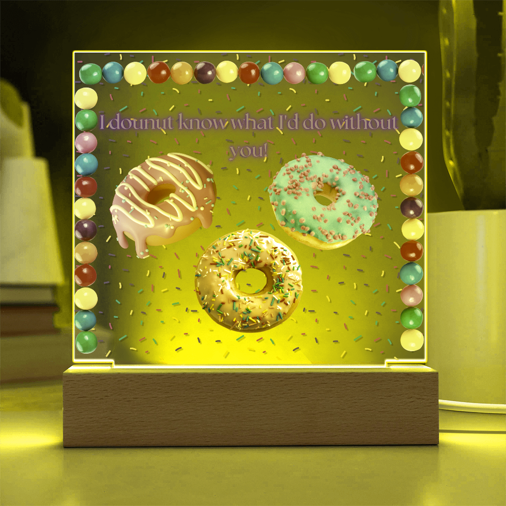 Sweet Treat Acrylic Square Plaque