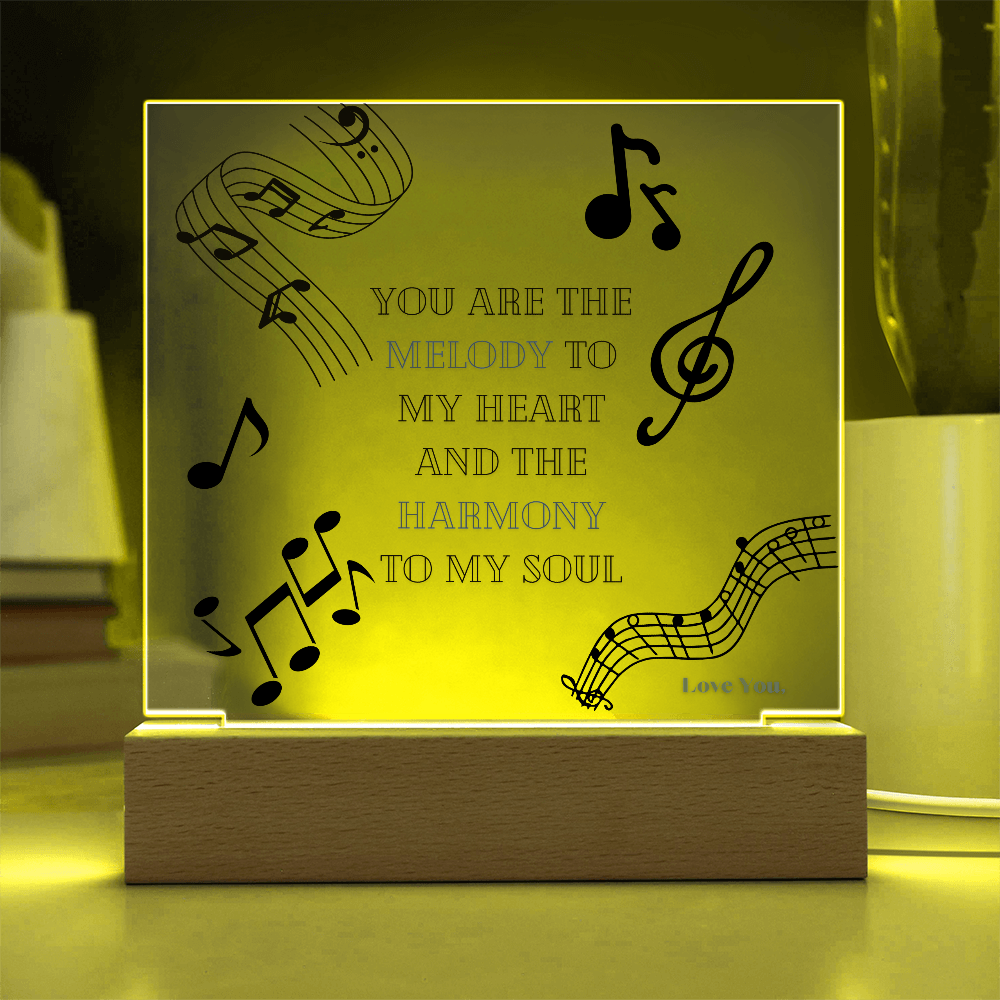 Music Notes~ Acrylic Plaque