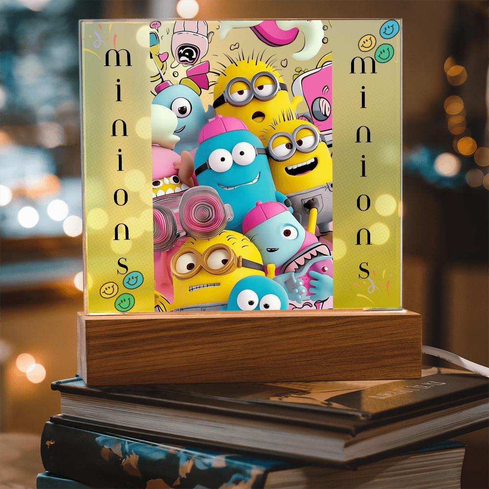 Minions Acrylic Square Plaque