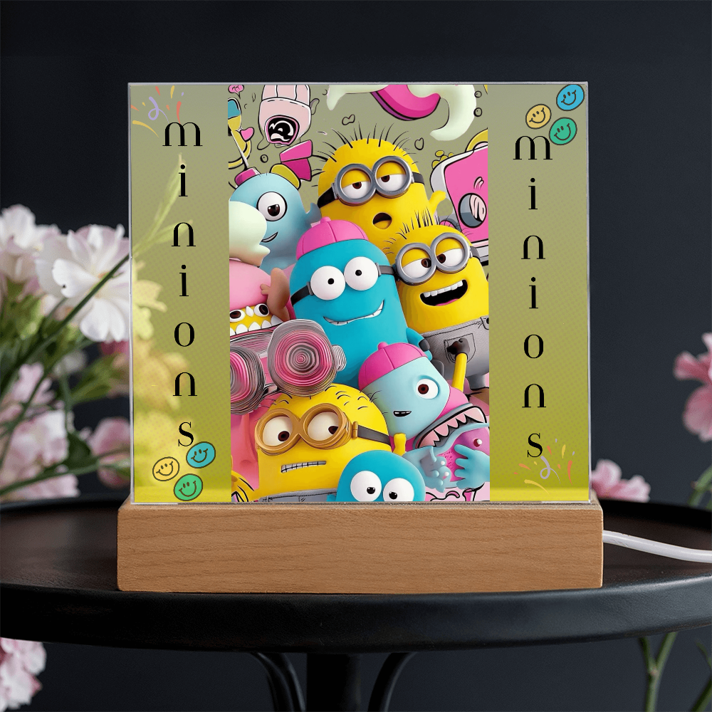 Minions Acrylic Square Plaque