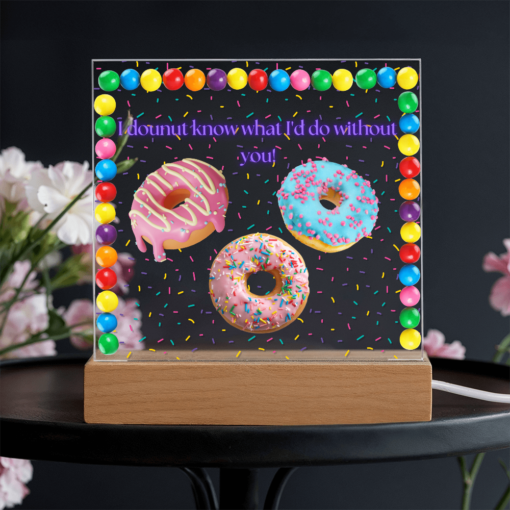 Sweet Treat Acrylic Square Plaque