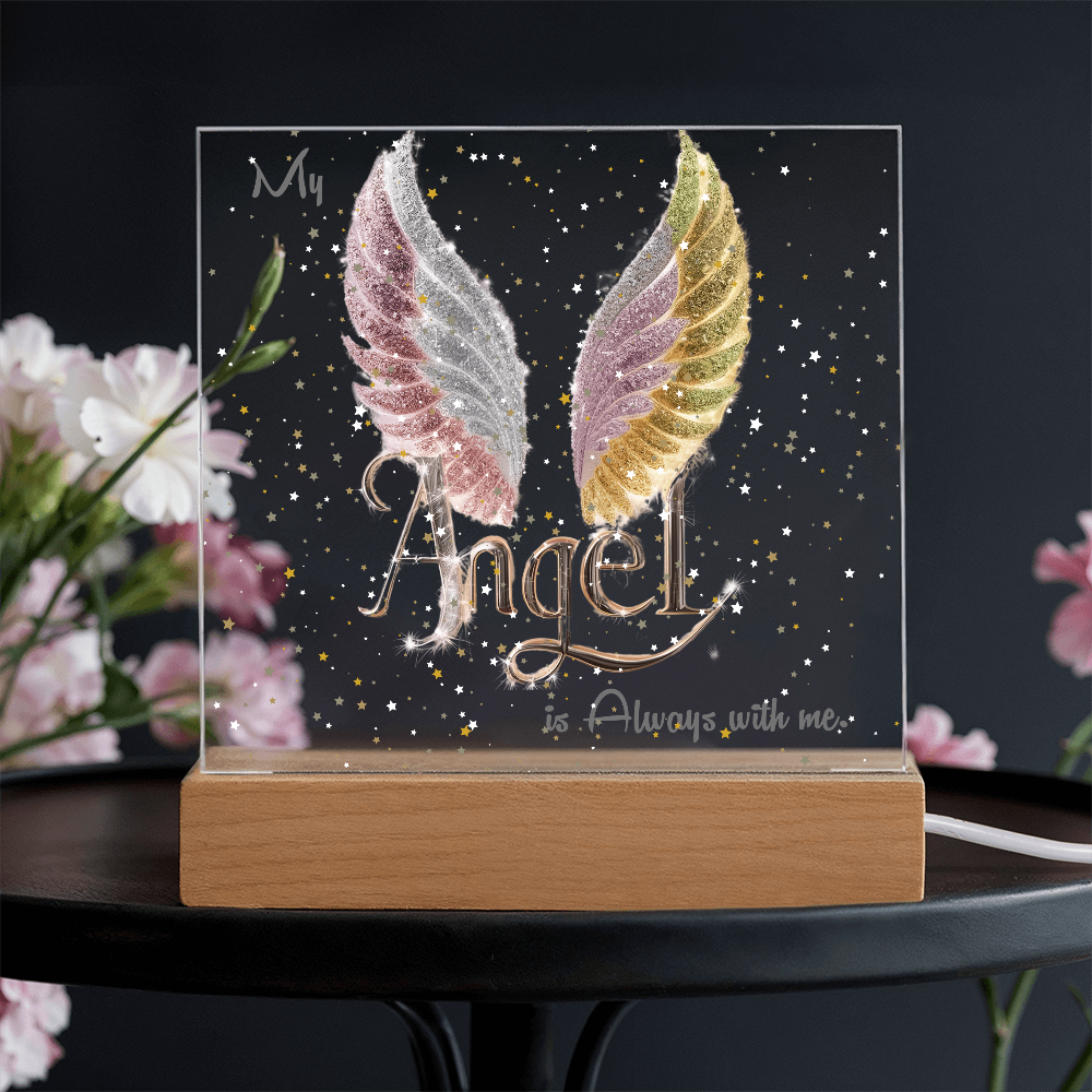 My Angel Acrylic Square Plaque