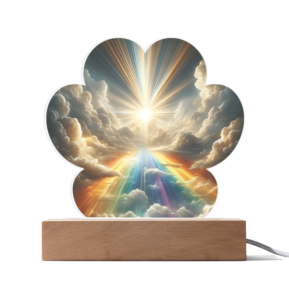 Rainbow Clouds Acrylic Print Plaque