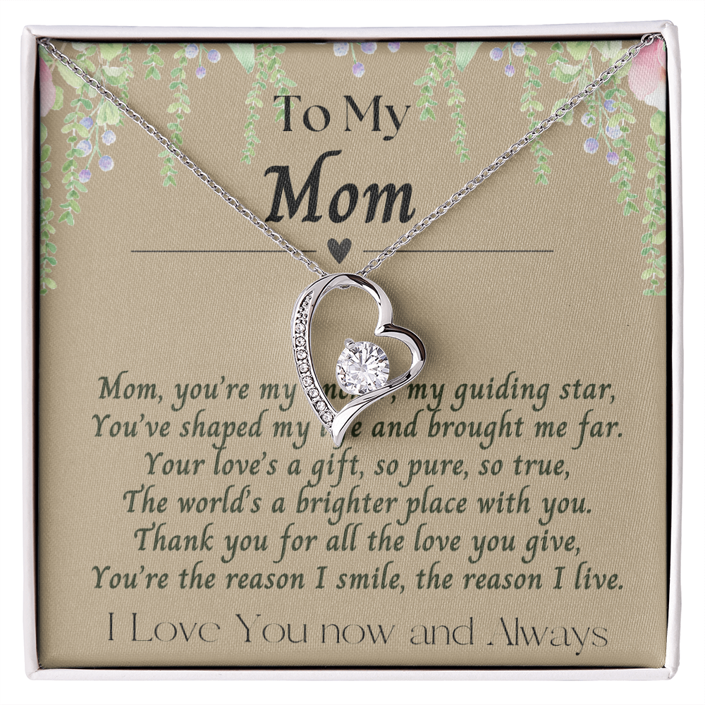 To My Mom Forever Love Necklace