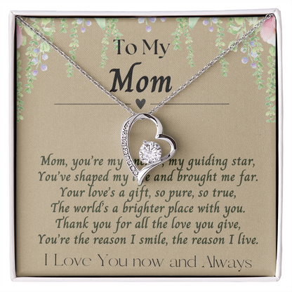 To My Mom Forever Love Necklace