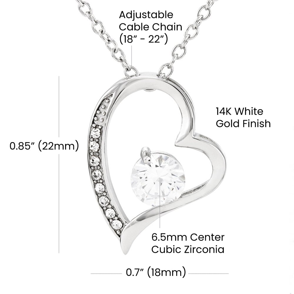 To My Mom Forever Love Necklace