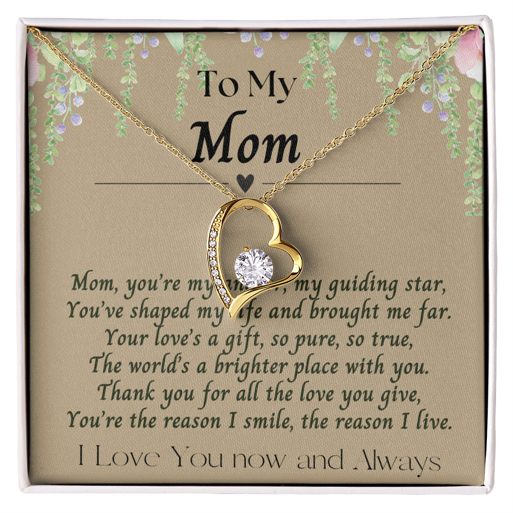 To My Mom Forever Love Necklace