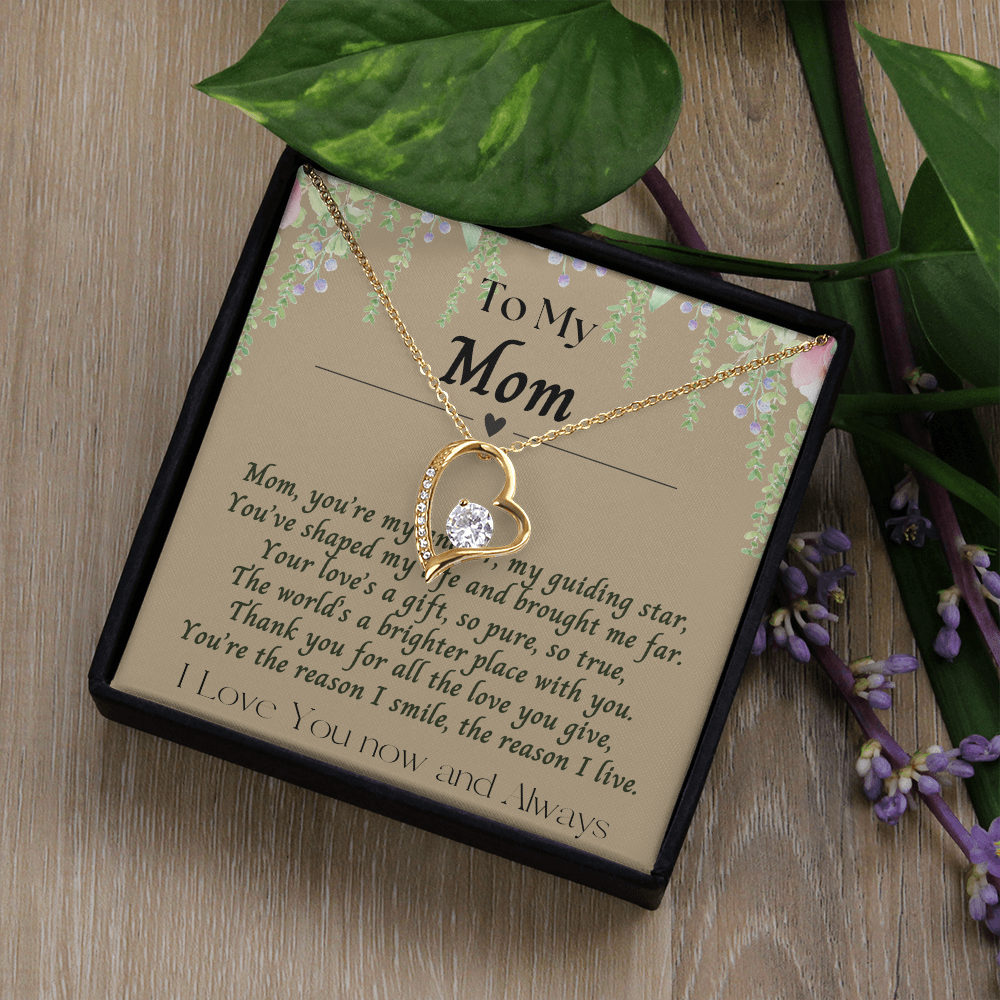 To My Mom Forever Love Necklace