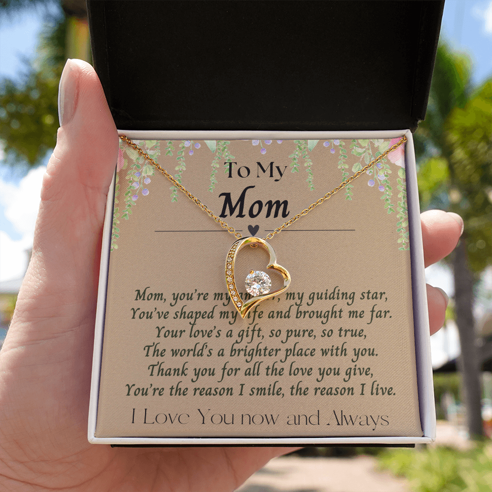 To My Mom Forever Love Necklace