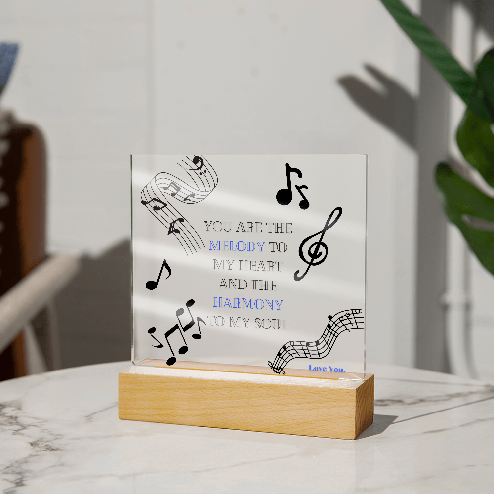 Music Notes~ Acrylic Plaque