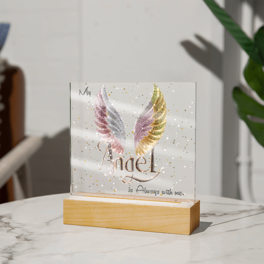 My Angel Acrylic Square Plaque