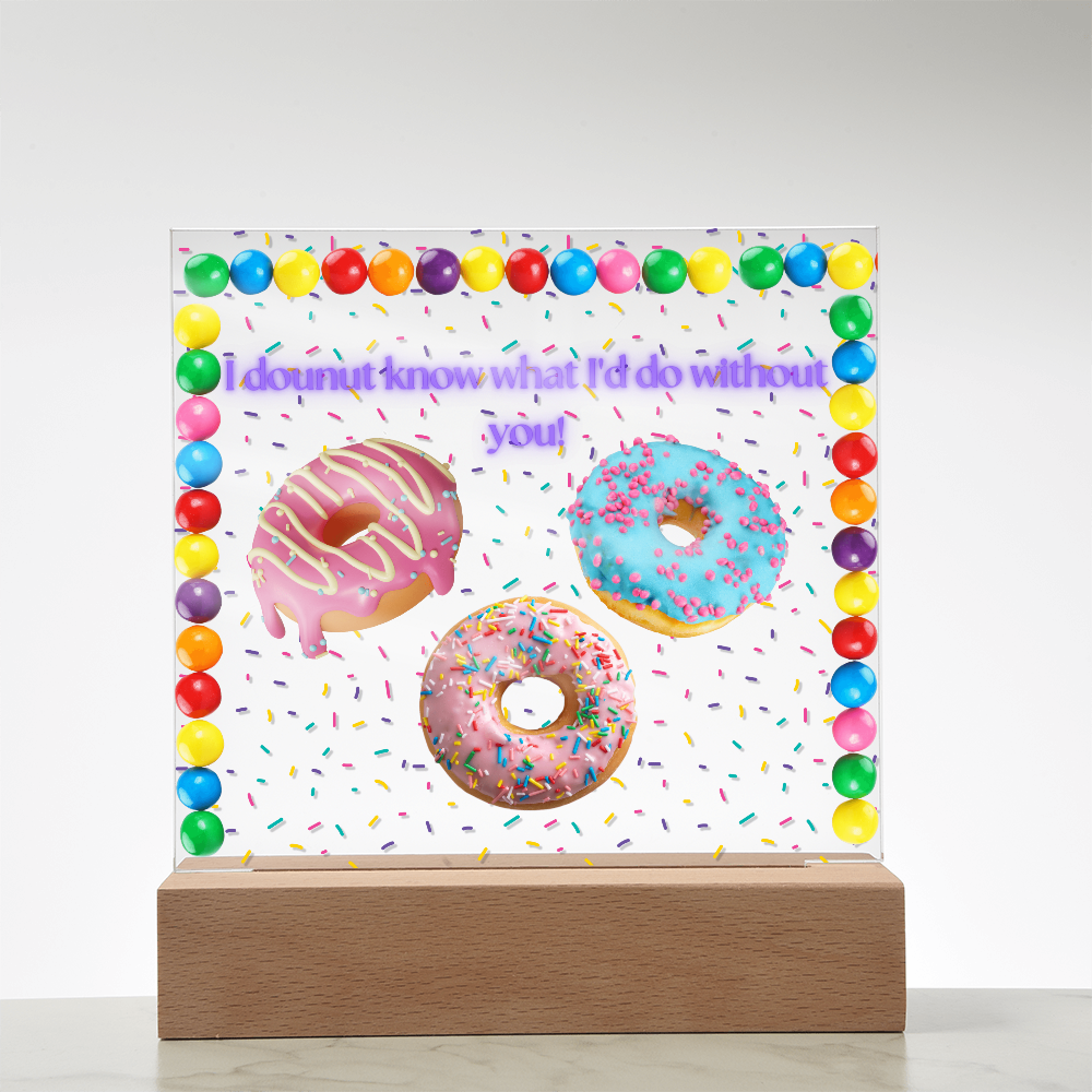 Sweet Treat Acrylic Square Plaque