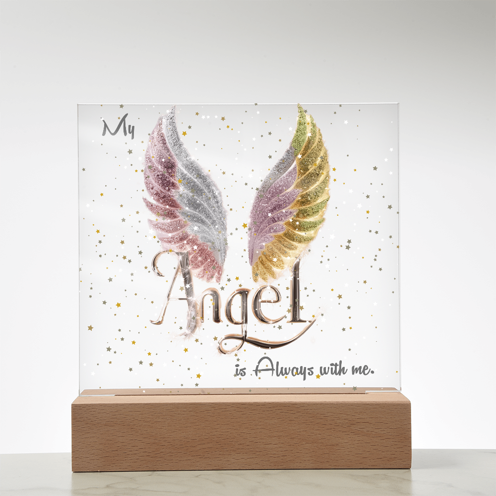 My Angel Acrylic Square Plaque