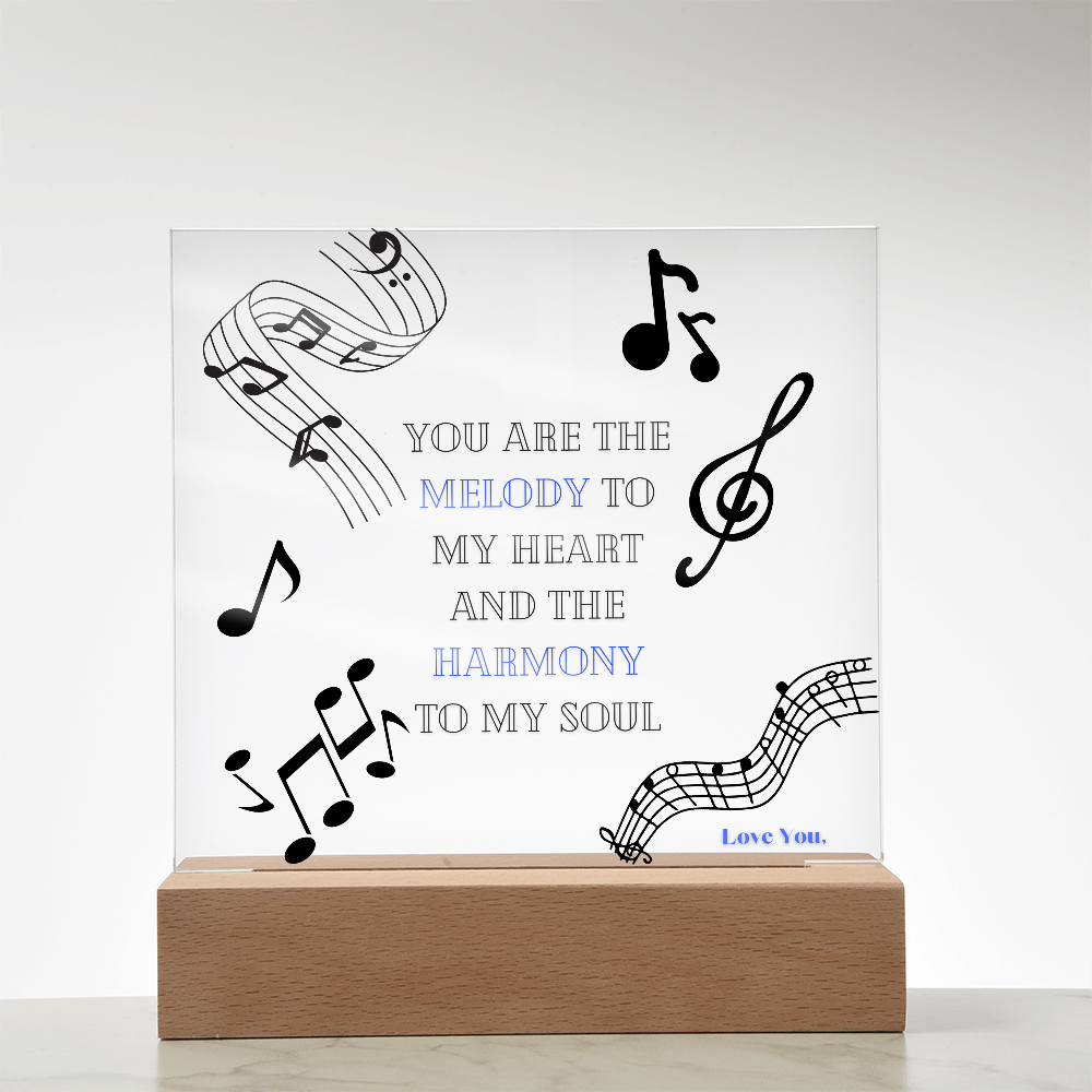 Music Notes~ Acrylic Plaque