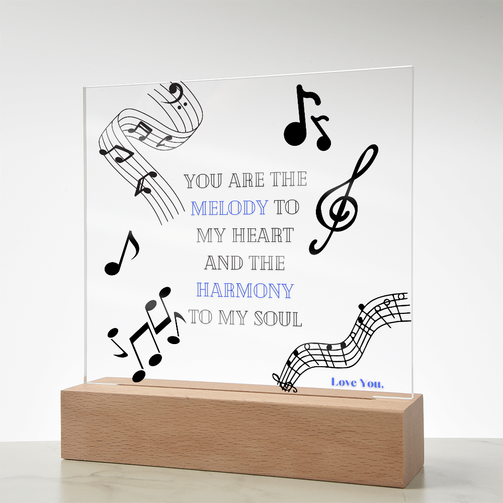 Music Notes~ Acrylic Plaque