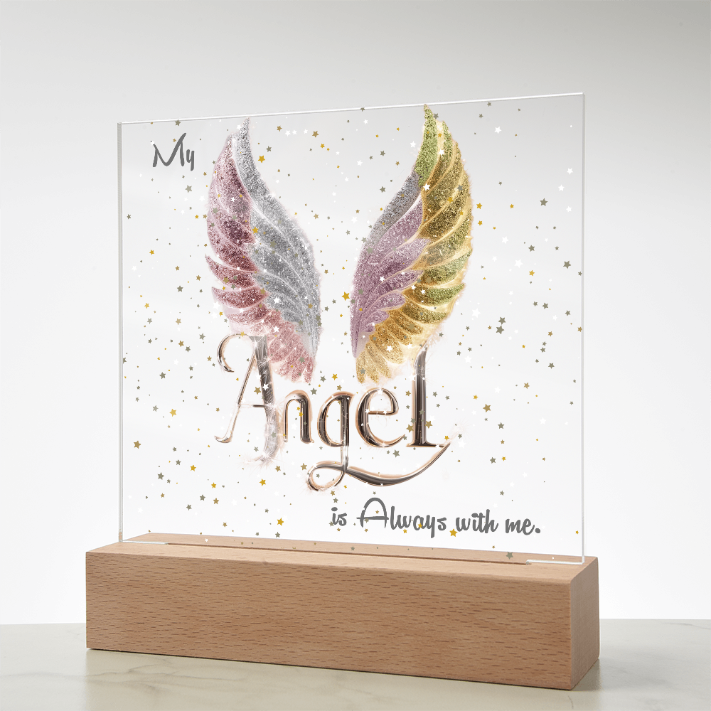 My Angel Acrylic Square Plaque