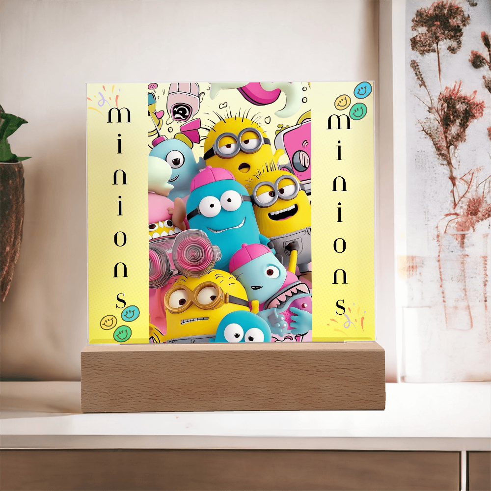 Minions Acrylic Square Plaque