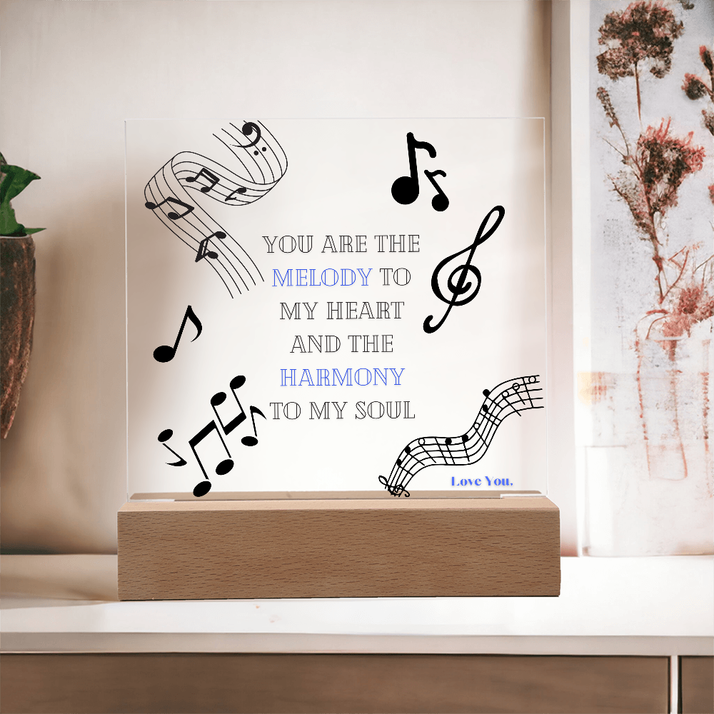 Music Notes~ Acrylic Plaque