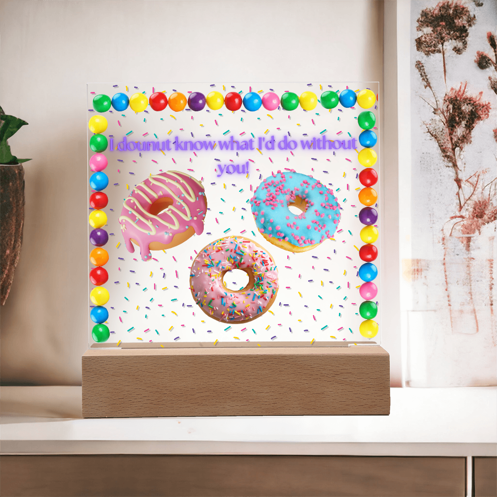 Sweet Treat Acrylic Square Plaque