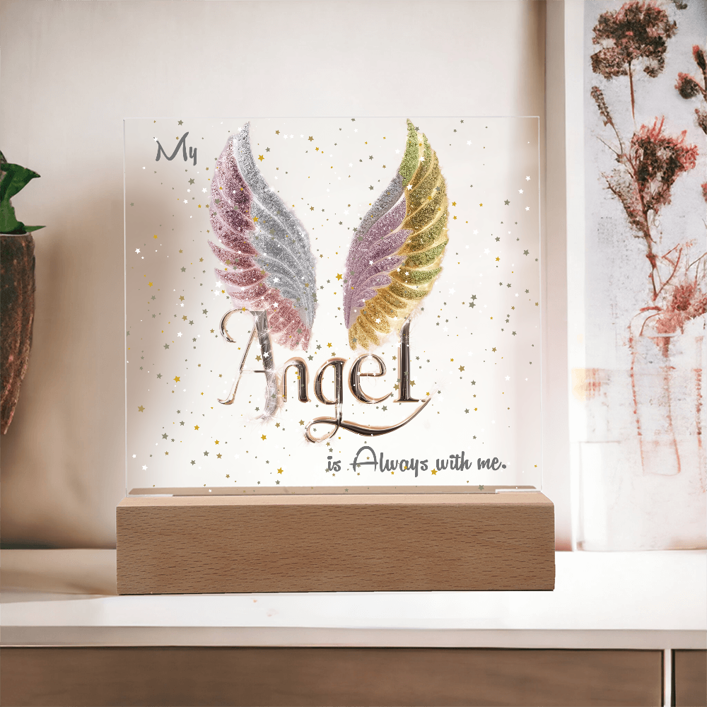 My Angel Acrylic Square Plaque