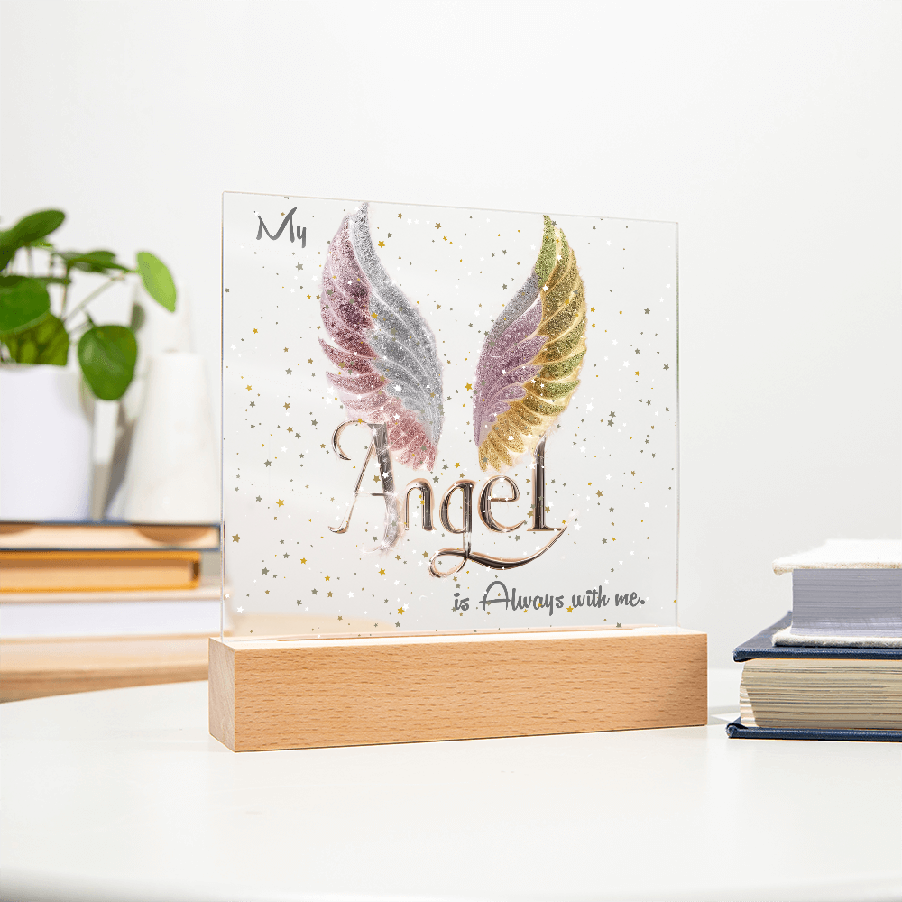 My Angel Acrylic Square Plaque