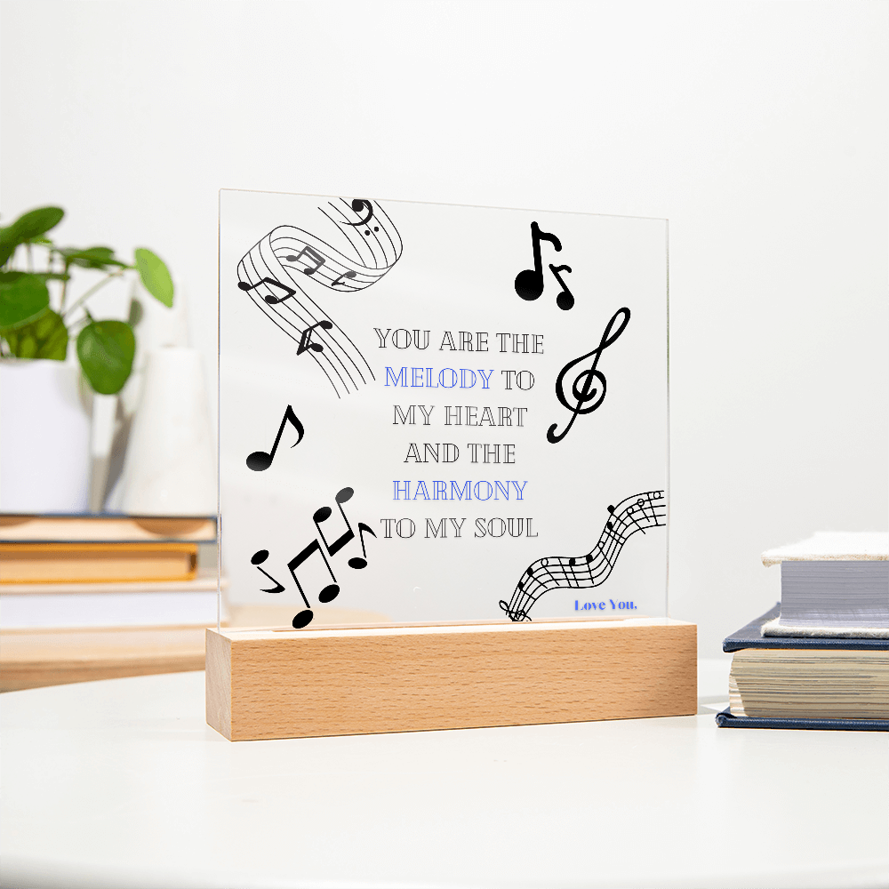 Music Notes~ Acrylic Plaque