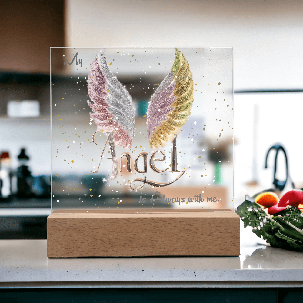 My Angel Acrylic Square Plaque